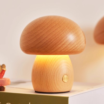 LED cute mushroom table lamp