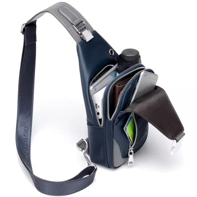 Men's trendy crossbody chest bag