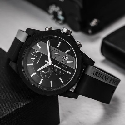 Armani Black Samurai Men's Watch