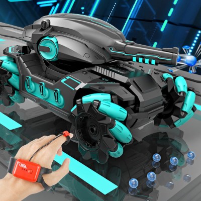 Children's remote control water bomb tank car