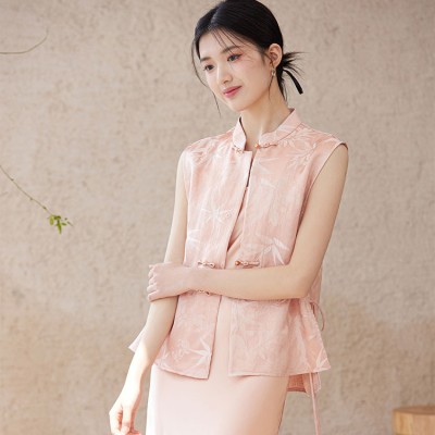 New Chinese style ladies vest