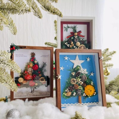 Christmas photo frame tree DIY material package