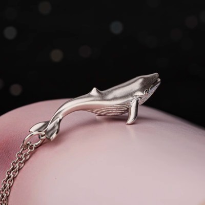 52 Hz Whale Whistle Necklace