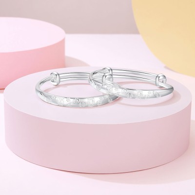 Zhou Dasheng baby sterling silver bracelet pair