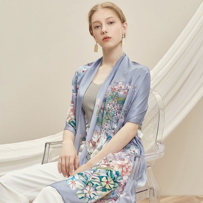 Women's silk shawl scarf