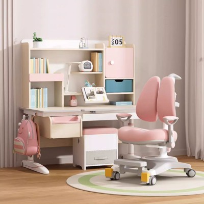 Children's adjustable study table and chair