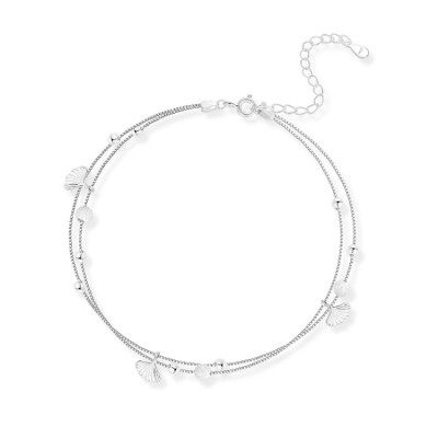 Three Life Apricots 925 Sterling Silver Anklet