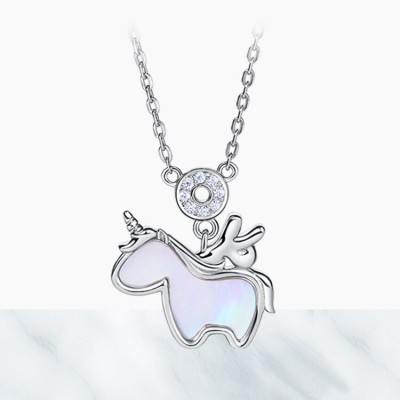 Zhou Dasheng Unicorn Shell Necklace