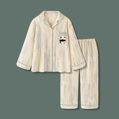 Panda Cotton Long Sleeve Homewear Set