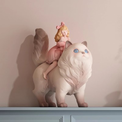 White Night Fairy Tale Cat Deli ເຄື່ອງປະດັບປິ່ນປົວ