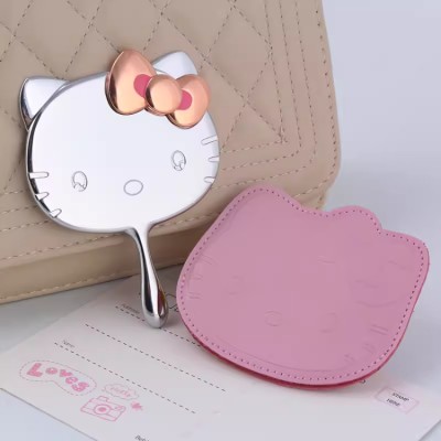 Hello Kitty Handle Makeup Mirror