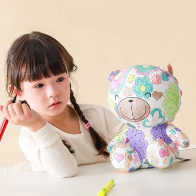 DIY Graffiti Bear Plush Doll