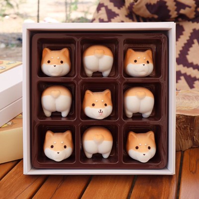 Cute Shiba Inu Marshmallow Gift Box