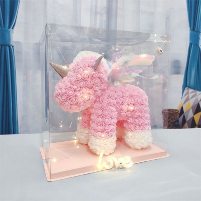 Preserved Flower Unicorn Gift Box