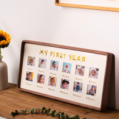 Baby's first birthday commemorative photo frame
