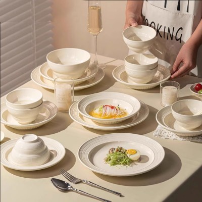Cream Style Tableware Set Gift Box