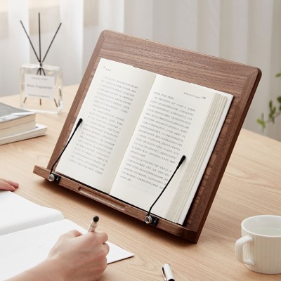 Solid wood reading bookshelf