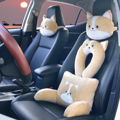 Cartoon Car Headrest Cushion