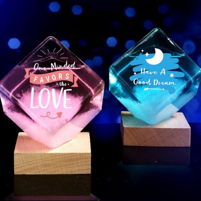 Water Cube Weather Forecast Bottle