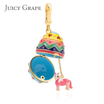 Chinese Zodiac Easter Egg Pendant