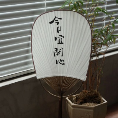 Handwritten custom Chinese art fan