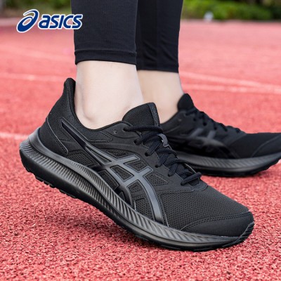 Asics men's black warrior running shoes