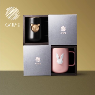 GAIIA Animal Series Couple Cup