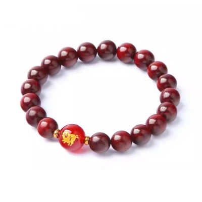 Chinese Zodiac Rosewood Bracelet
