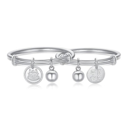 Baby 999 sterling silver zodiac bracelet