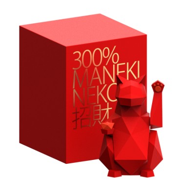 Creative Electric Geometric Lucky Cat