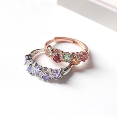 Gorgeous Rainbow Tourmaline Ring