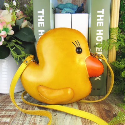 Cute little yellow duck crossbody bag