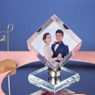 Photo Crystal Cube Customization