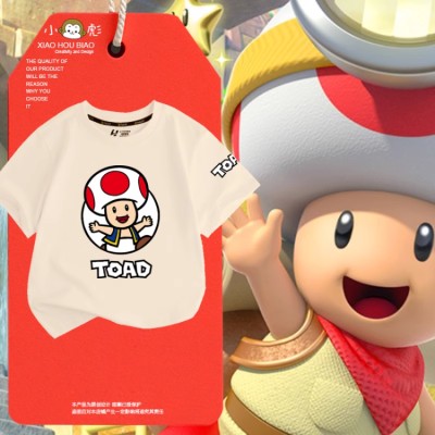 Children's Mario short-sleeved T-shirt