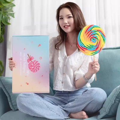 Extra Large Rainbow Lollipop Gift Box