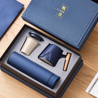 Chinese style ceramic mug gift box