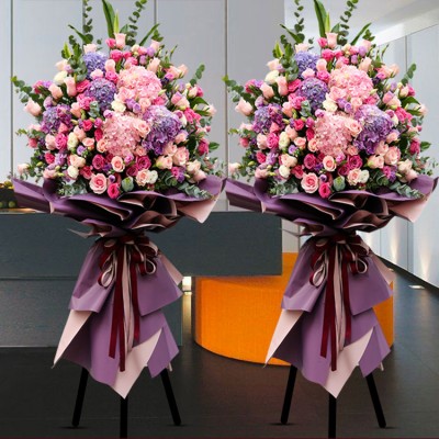 Beijing opening flower basket flower delivery