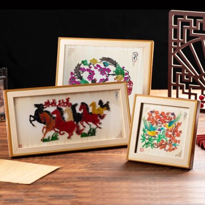 Chinese shadow puppet paper-cut painting ornaments