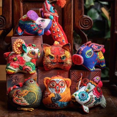 Chinese Zodiac Embroidered Sachet