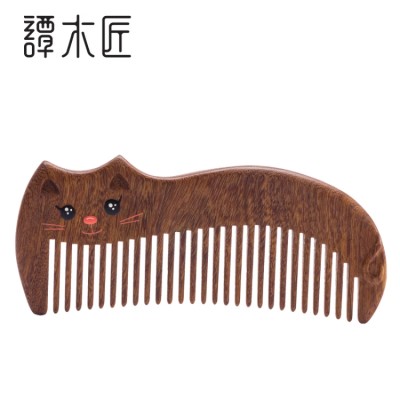 Tan Mujiang Pettine in legno per gatti pigri