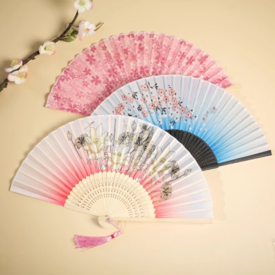 Chinese ancient handicraft folding fan