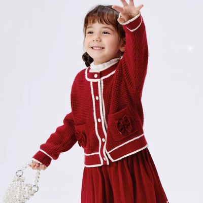 Girls two piece knitted sweater set