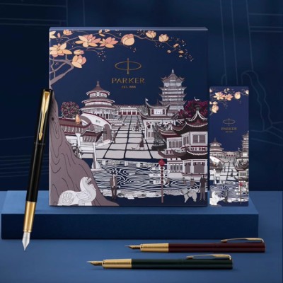 Scatola regalo inchiostro penna stilografica Parker Weiya