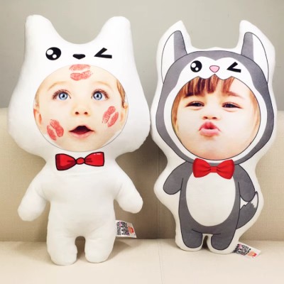 Husky real expression pack pillow