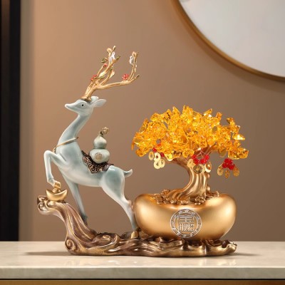 Lucky Deer and Fortune Tree