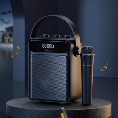 Portable square dance speakers for the elderly
