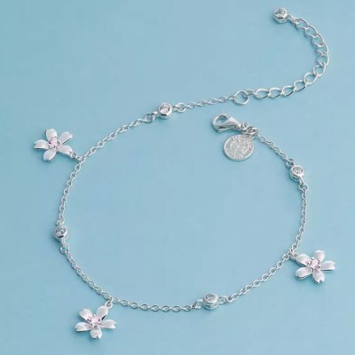 Japanese and Korean style sweet cherry blossom bracelet