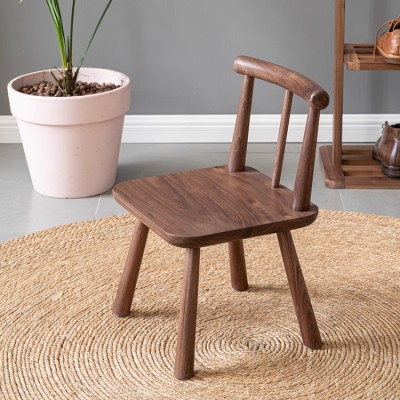 Black walnut children's small stool