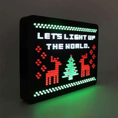 Creative letter puzzle light box