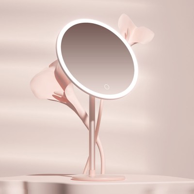 กระจกแต่งหน้าตั้งโต๊ะ LED